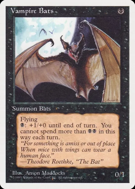 Vampire Bats, Magic card RQS 25 — Rivals Quick Start Set set