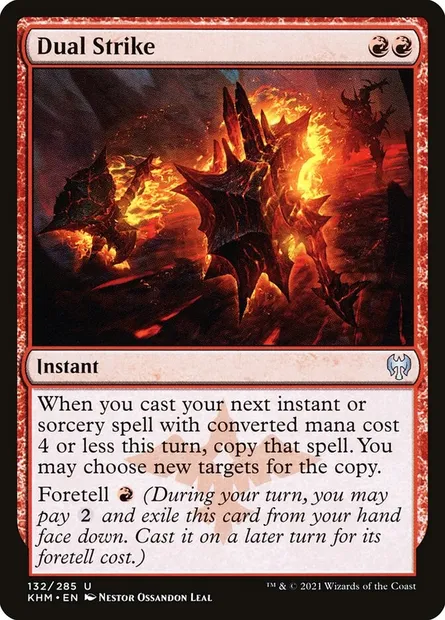 Dual Strike, Magic card KHM 132 — Kaldheim set