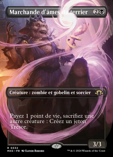 Marchande d'âmes du terrier, carte Magic MH3 332 — extension Modern Horizons 3