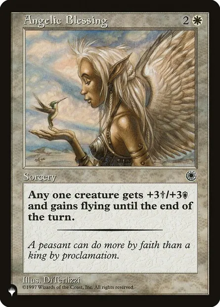 Angelic Blessing, Magic card PLST POR-2 — The List set