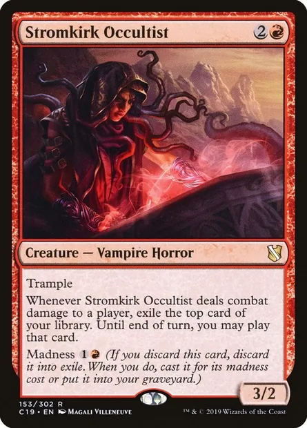 Stromkirk Occultist, Magic card C19 153 — Commander 2019 set