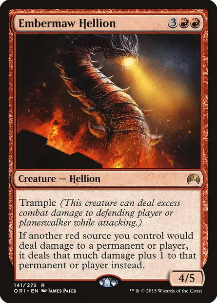 Embermaw Hellion, Magic card ORI 141 — Magic Origins set