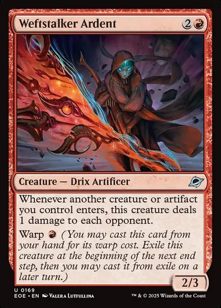 Weftstalker Ardent, Magic card EOE 169 — Edge of Eternities set
