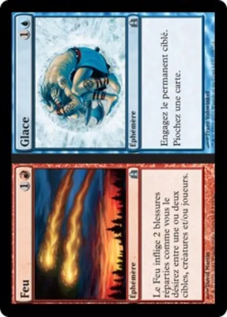 Feu // Glace, carte Magic CMD 198 — extension Commander 2011