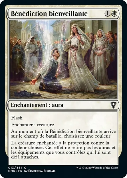 Bénédiction bienveillante, carte Magic CMR 13 — extension Commander Legends