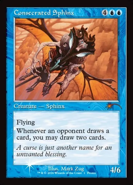 Consecrated Sphinx, Magic card PF26 4 — MagicFest 2026 set