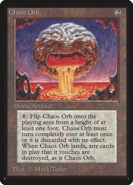 Chaos Orb, carte Magic LEB 236 — extension Limited Edition Beta