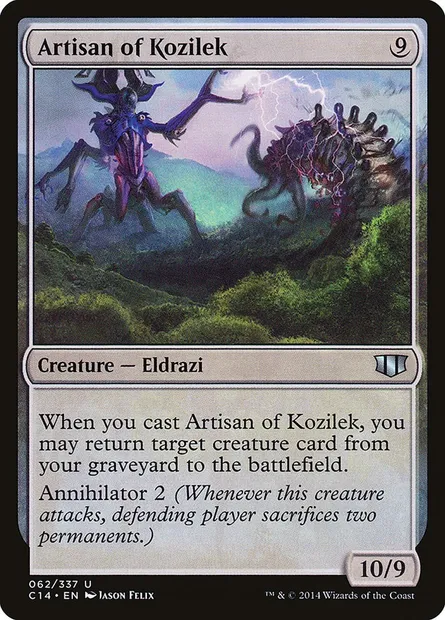 Artisan of Kozilek, Magic card C14 62 — Commander 2014 set