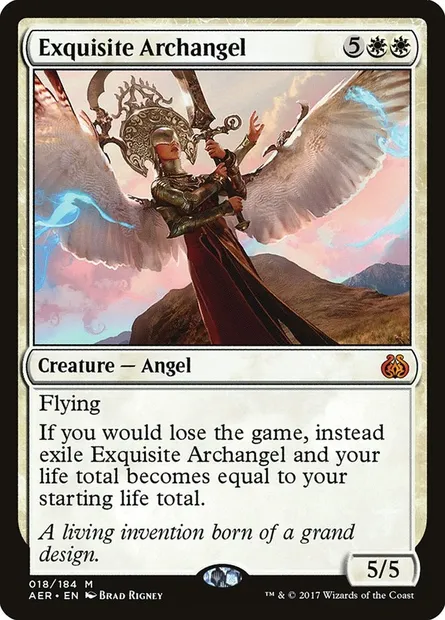 Exquisite Archangel, Magic card AER 18 — Aether Revolt set