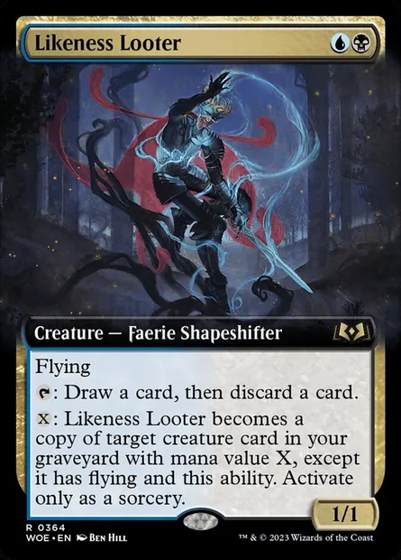 Likeness Looter, Magic card WOE 364 — Wilds of Eldraine set