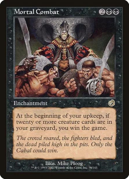 Mortal Combat, Magic card TOR 71 — Torment set