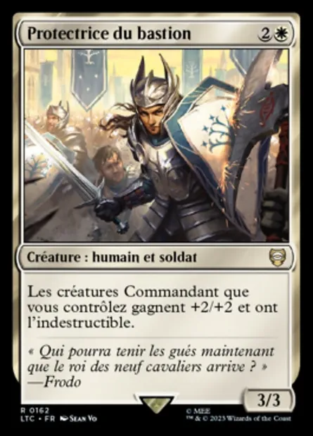Protectrice du bastion, carte Magic LTC 162 — extension Tales of Middle-earth Commander