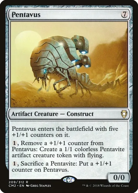Pentavus, Magic card CM2 209 — Commander Anthology Volume II set