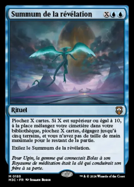 Summum de la révélation, carte Magic M3C 185 — extension Modern Horizons 3 Commander