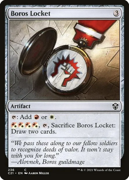 Boros Locket, Magic card C21 236 — Commander 2021 set