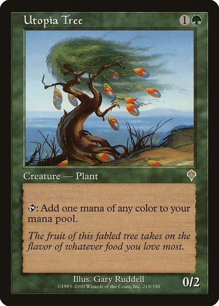 Utopia Tree, Magic card INV 219 — Invasion set