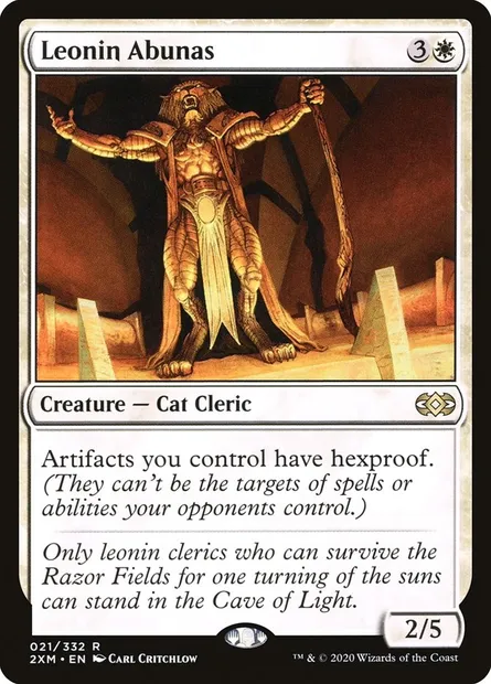 Leonin Abunas, Magic card 2XM 21 — Double Masters set