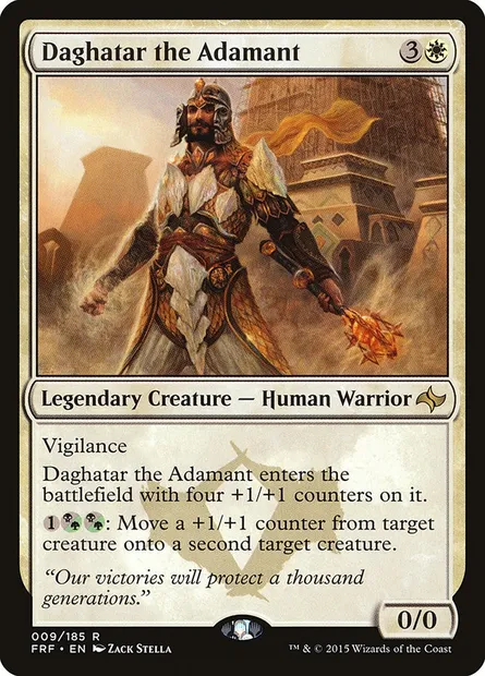 Daghatar the Adamant, Magic card FRF 9 — Fate Reforged set