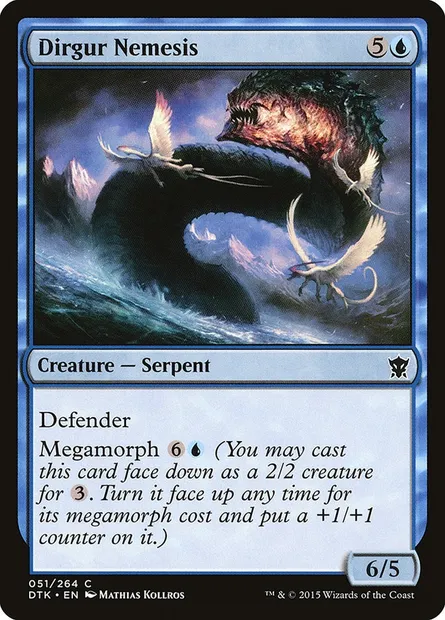 Dirgur Nemesis, Magic card DTK 51 — Dragons of Tarkir set
