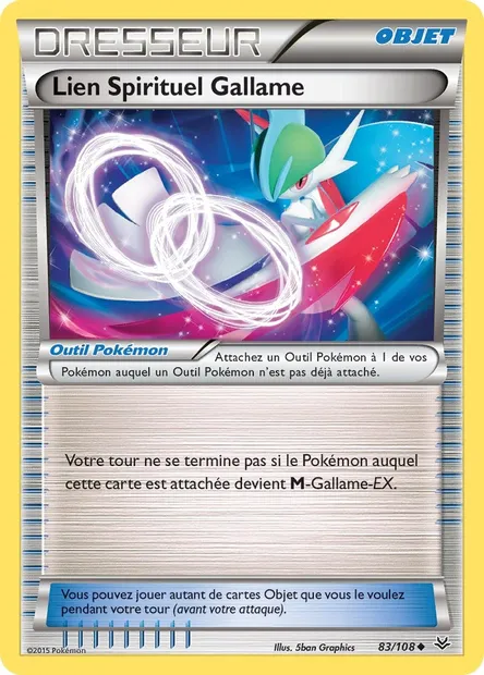 Lien Spirituel Gallame, carte Pokémon ROS 83 — extension Ciel Rugissant