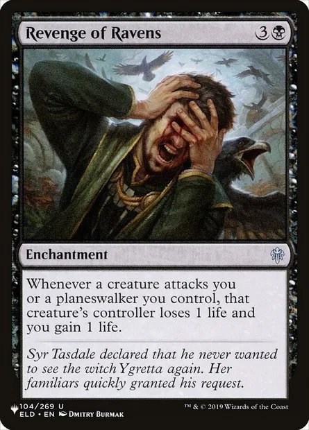Vengeance des corbeaux, carte Magic PLST ELD-104 — extension The List
