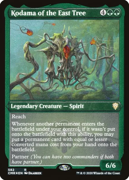 Kodama of the East Tree, Magic card CMR 582 — Commander Legends set