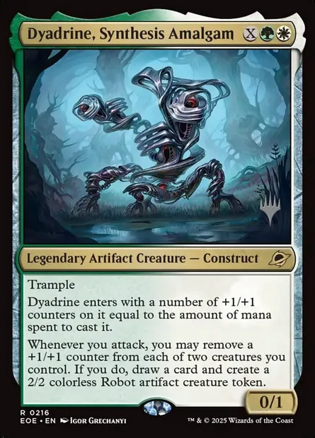 Dyadrine, Synthesis Amalgam, Magic card PEOE 216p — Edge of Eternities Promos set