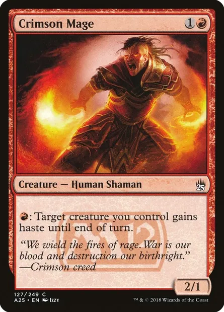 Mage du pourpre, carte Magic A25 127 — extension Masters 25