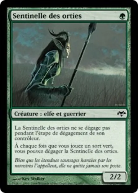 Sentinelle des orties, carte Magic EVE 71 — extension Coucheciel