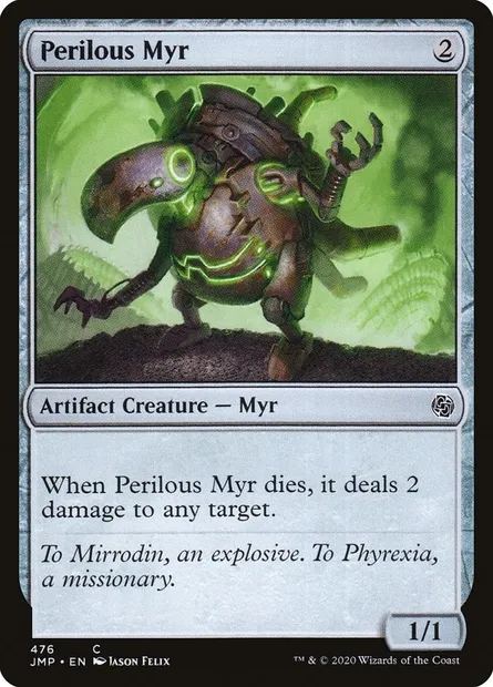 Perilous Myr, Magic card JMP 476 — Jumpstart set