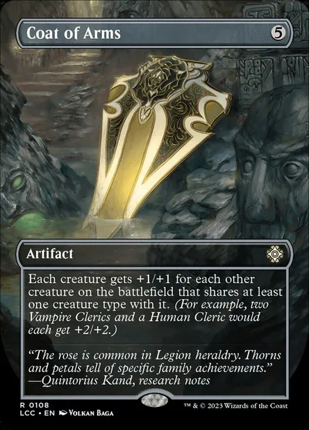 Coat of Arms, Magic card LCC 108 — The Lost Caverns of Ixalan Commander set
