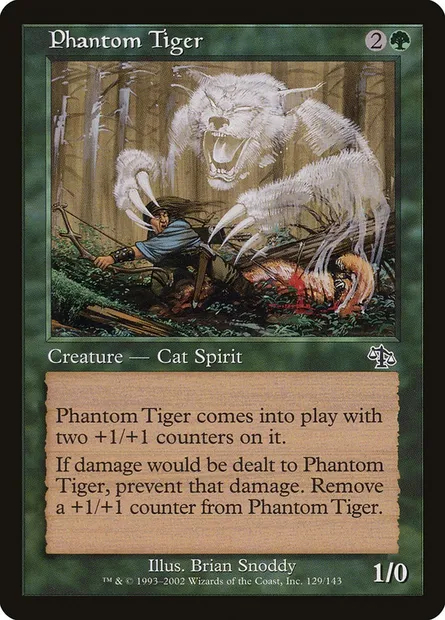 Phantom Tiger, Magic card JUD 129 — Judgment set