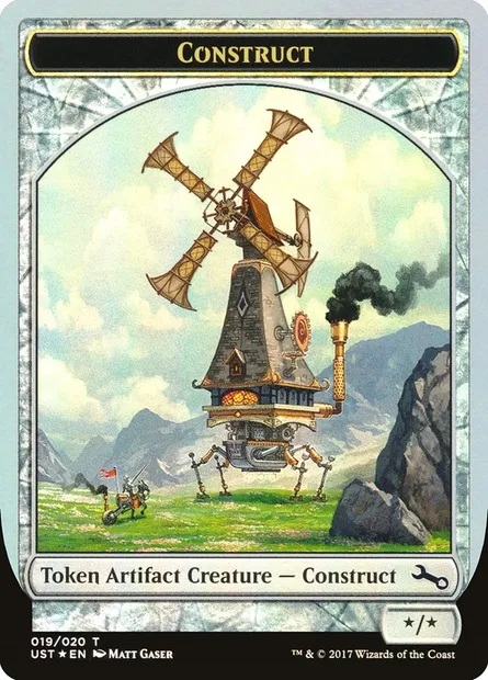 Construct, carte Magic TUST 19 — extension Unstable Tokens