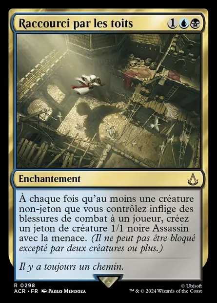 Raccourci par les toits, carte Magic ACR 298 — extension Assassin's Creed