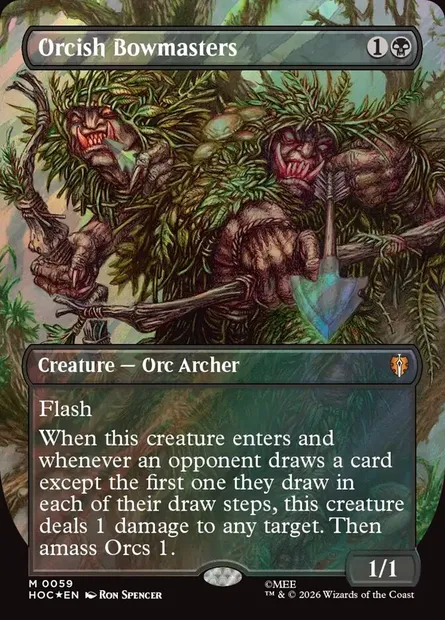 Orcish Bowmasters, Magic card HOC 59 — The Hobbit Eternal set