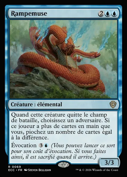 Rampemuse, carte Magic ECC 69 — extension Lorwyn Eclipsed Commander