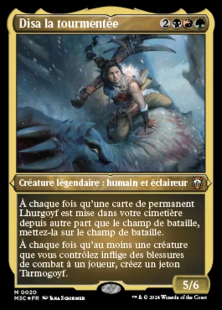 Disa la tourmentée, carte Magic M3C 20 — extension Modern Horizons 3 Commander