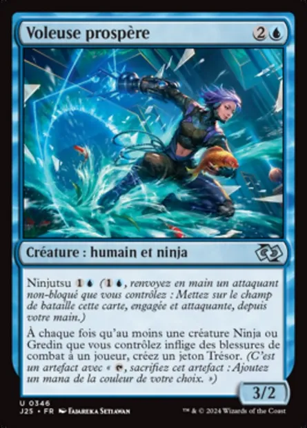 Voleuse prospère, carte Magic J25 346 — extension Foundations Jumpstart