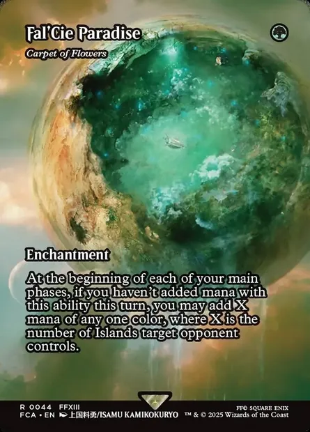 Tapis de fleurs, carte Magic FCA 44 — extension Final Fantasy: Through the Ages