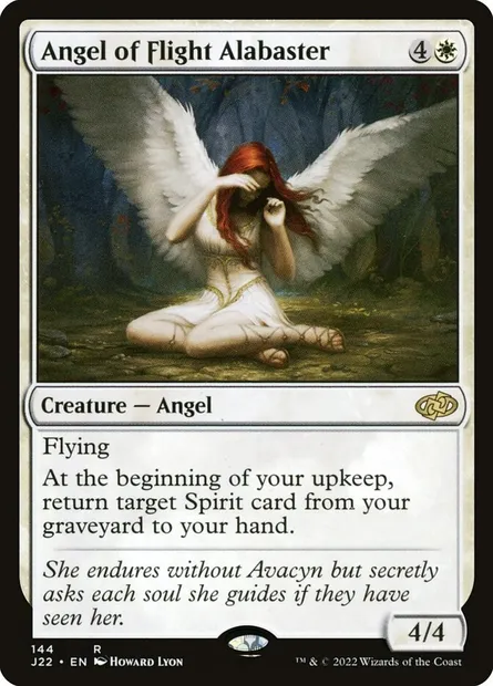 Angel of Flight Alabaster, Magic card J22 144 — Jumpstart 2022 set