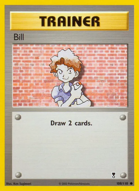 Bill, Pokémon card LC 108 — Legendary Collection set