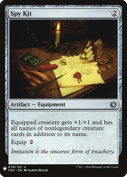 Spy Kit, carte Magic PLST CN2-79 — extension The List