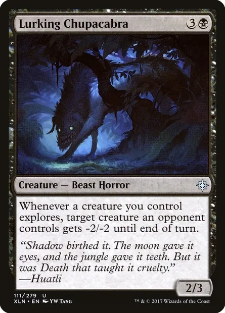 Lurking Chupacabra, Magic card XLN 111 — Ixalan set