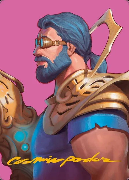 Satya, Aetherflux Genius // Satya, Aetherflux Genius, carte Magic AMH3 26 — extension Modern Horizons 3 Art Series