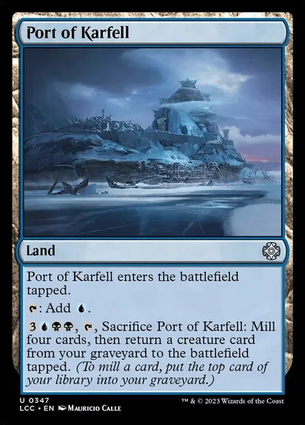 Port of Karfell, Magic card LCC 347 — The Lost Caverns of Ixalan Commander set