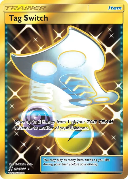 Tag Switch, Pokémon card UNM 254 — Unified Minds set