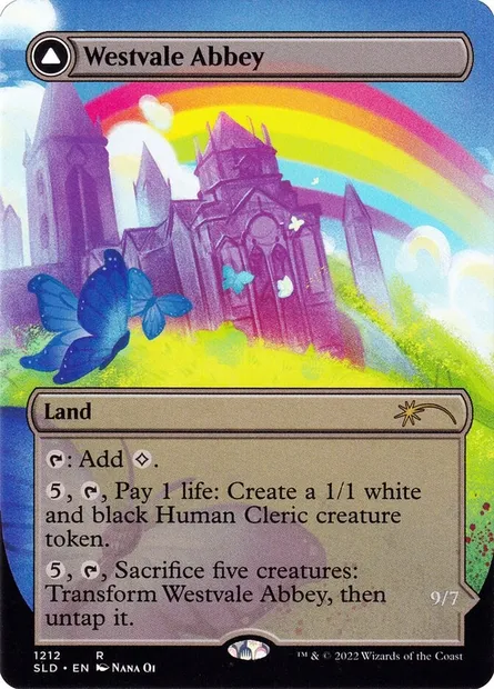 Westvale Abbey // Ormendahl, Profane Prince, Magic card SLD 1212 — Secret Lair Drop set