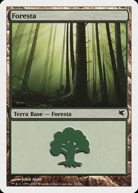 Forêt, carte Magic PSAL K21 — extension Salvat 2005