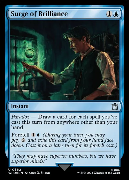 Surge of Brilliance, Magic card WHO 662 — Doctor Who set