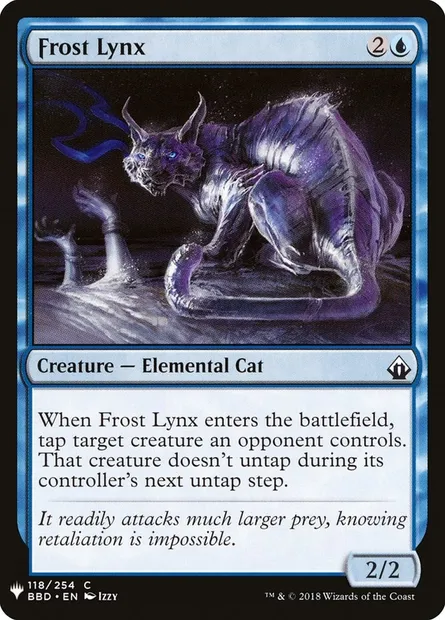 Lynx de gel, carte Magic PLST BBD-118 — extension The List